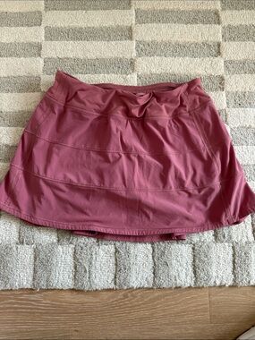 lululemon athletica Mauve Pink Active Skort 8 long